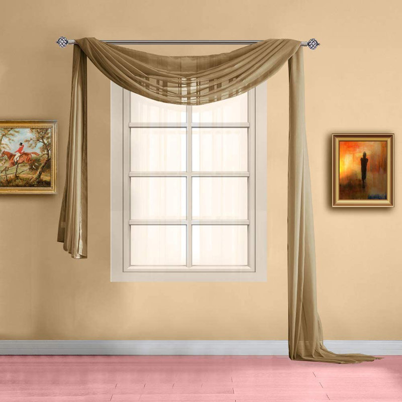 Beige window scarf discount